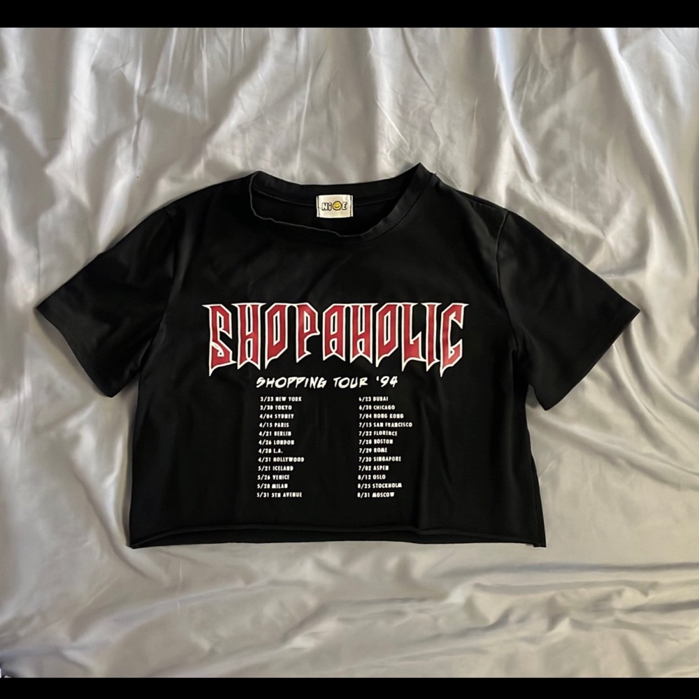 Boxy cropped tee